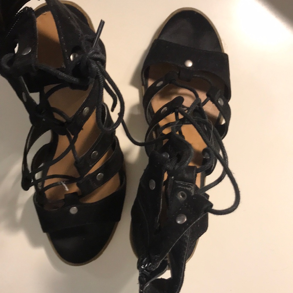 Lace heels